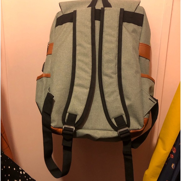 Belted Blue Backpack - Picture 5 of 6